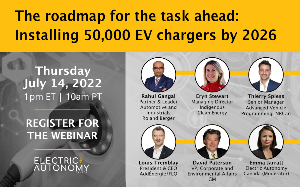Webinar: Installing 50,000 EV chargers by 2026 | Electric Autonomy Canada