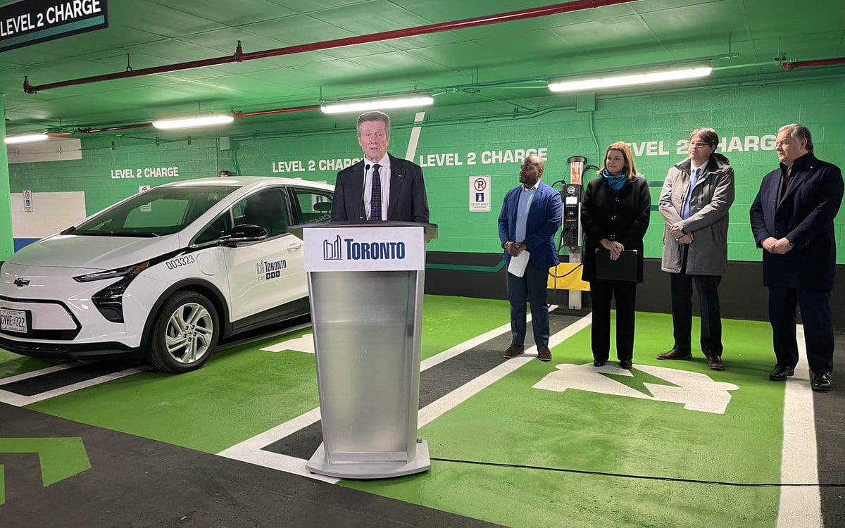 Toronto Parking Authority launches its own EV charging network