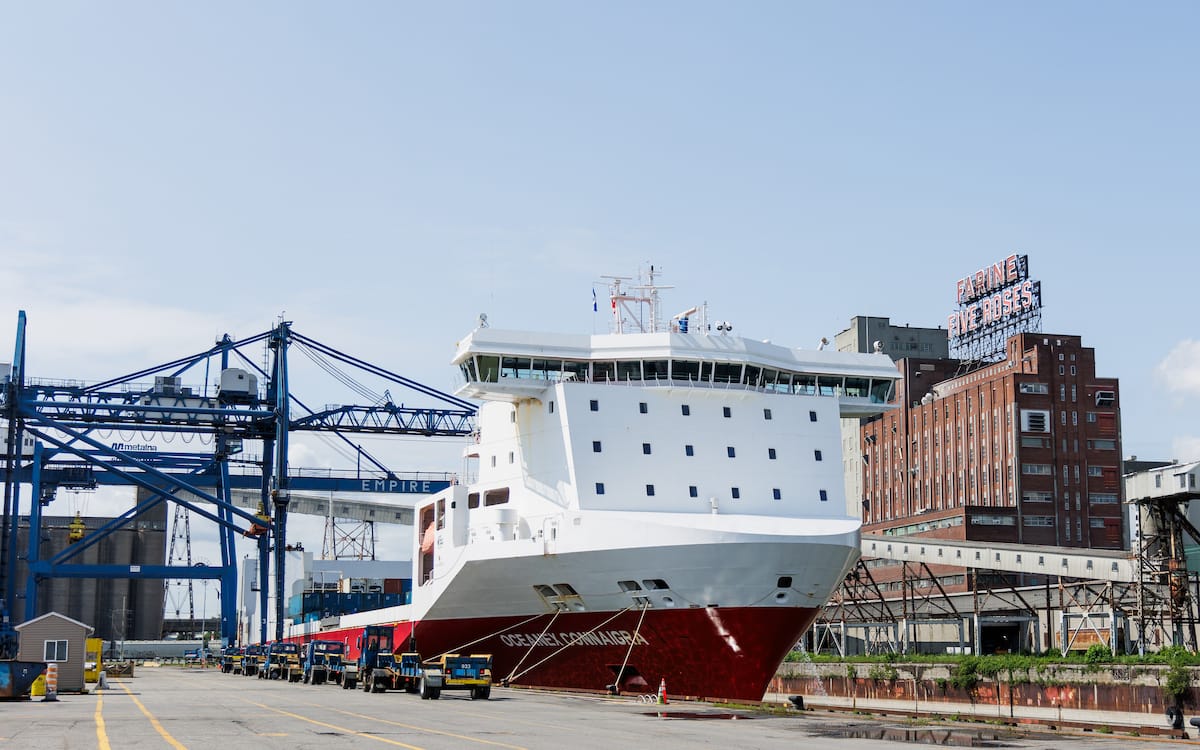 Montreal green shipping corridor linking Quebec and Newfoundland
