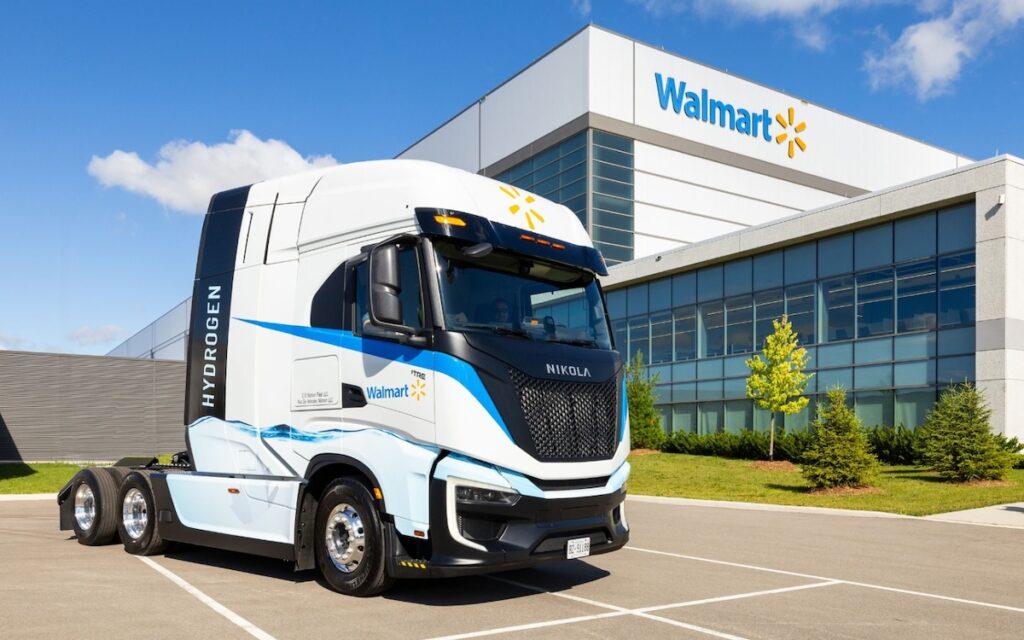 Walmart Canada unveils its first hydrogen semi truck in Ontario